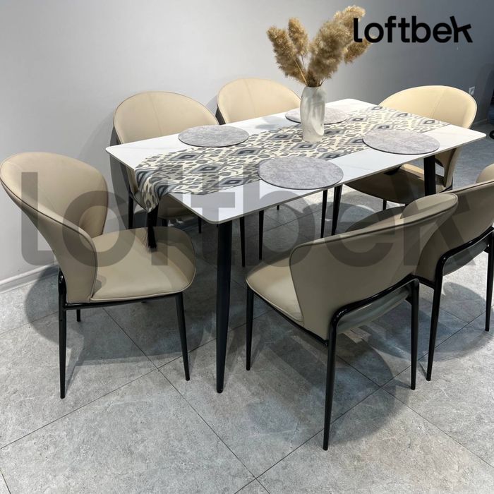 Loft oshxona komplekti, oshxona uchun stol stul Кухонный комплект ЛОФТ