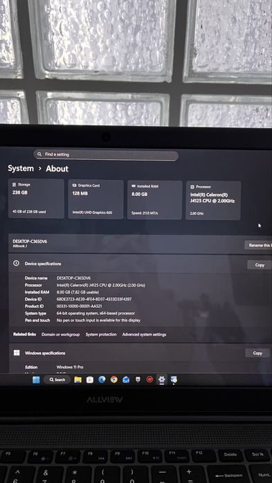 Laptop Allview Allbook pentru Office/Work/Films