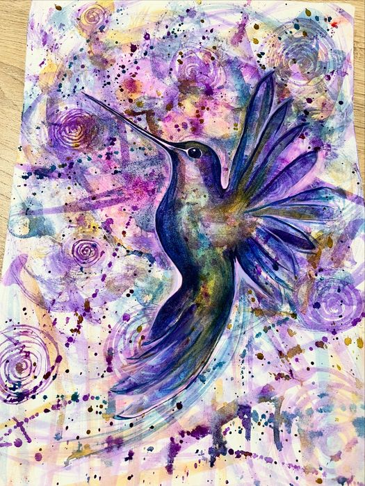 Рисунка колибри за дома