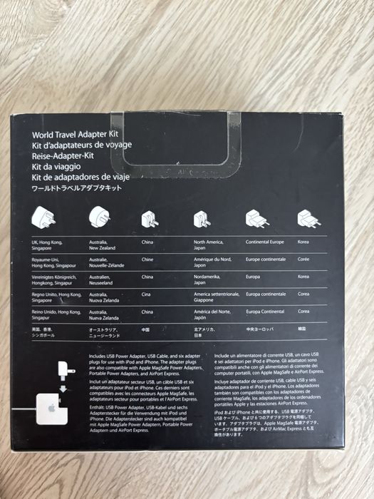 World travel kit Apple адаптери