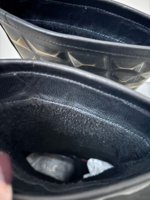 Ganni Естествена Кожа Ботуши Ватирани Размер 39