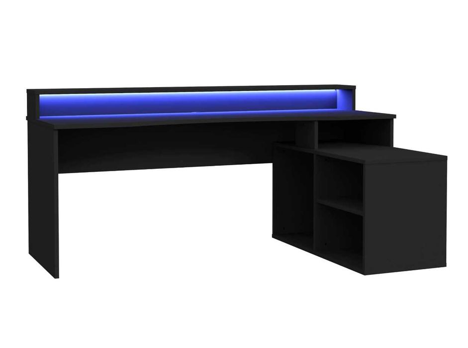 Бюро Kring | Черен мат | LED | ТОП Състояние