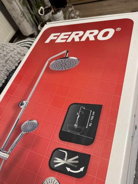 Vand coloana dus Ferro Rennto NP84-BNT7U, finisaj cromat