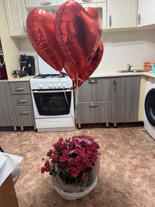 Букет из кустовых роз