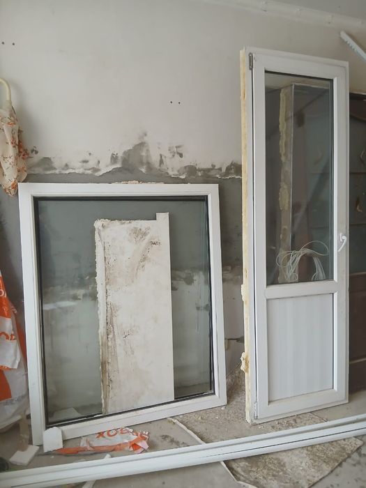 Продам пластиковое окно и балконную дверь