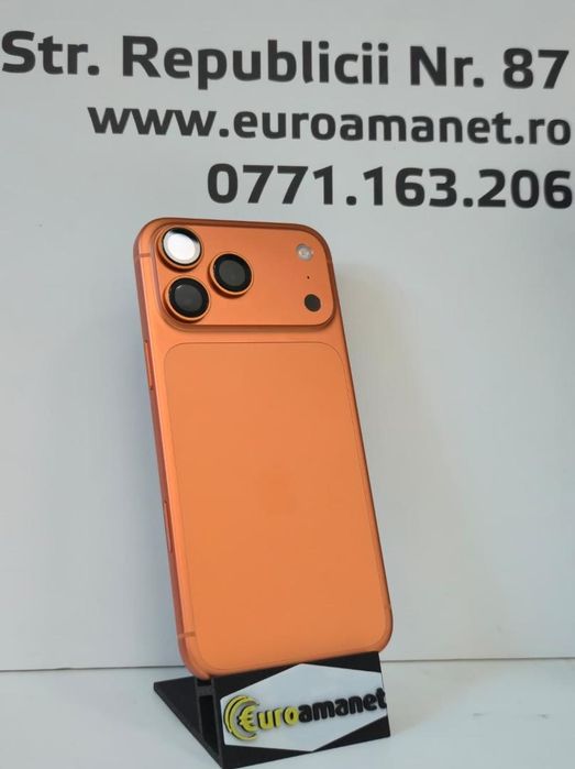 Telefon mobil Apple iPhone 17 Pro Max, 256GB, 5G, Cosmic Orange, -G-