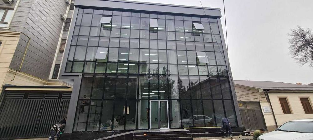 Акфа Akfa Ekopen Остекление офисов фасадов