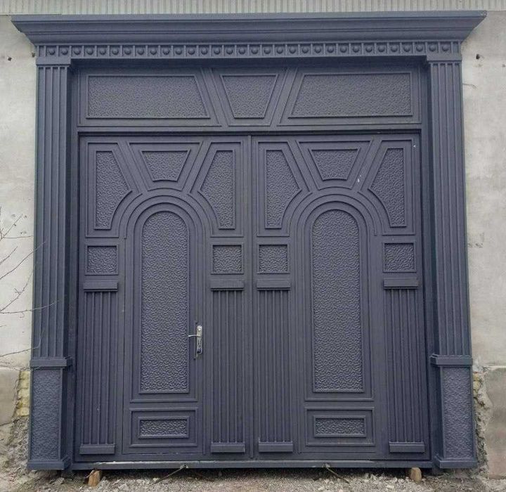 Металлические ворота под ключ | Темир дарвоза | Temir darvoza Naves