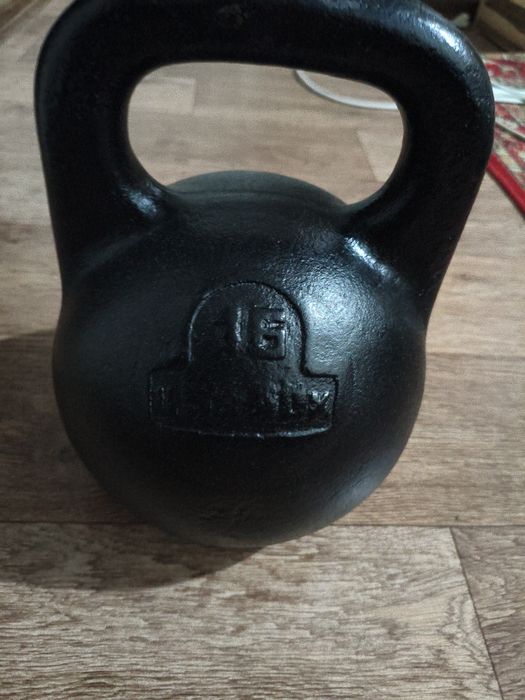 Гиря 16 килограмм хорошем состоянии