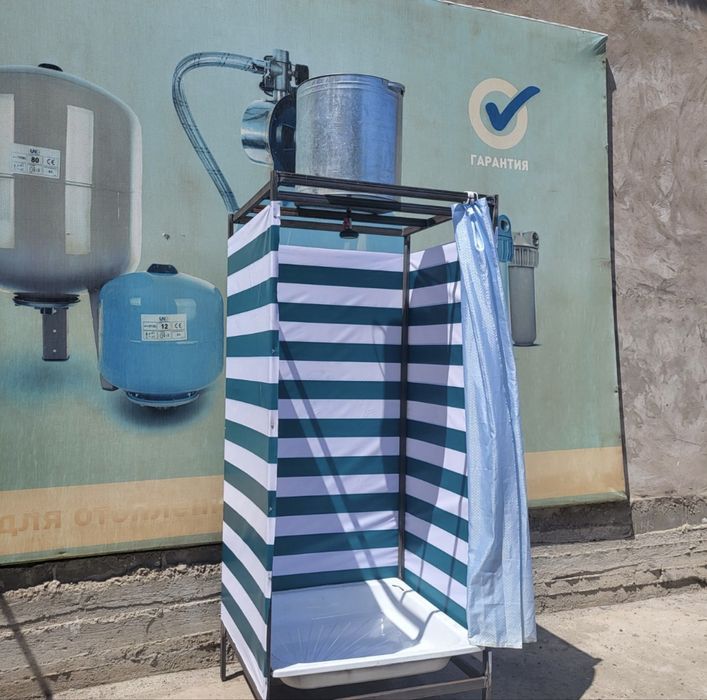 Летний душ с кабиной