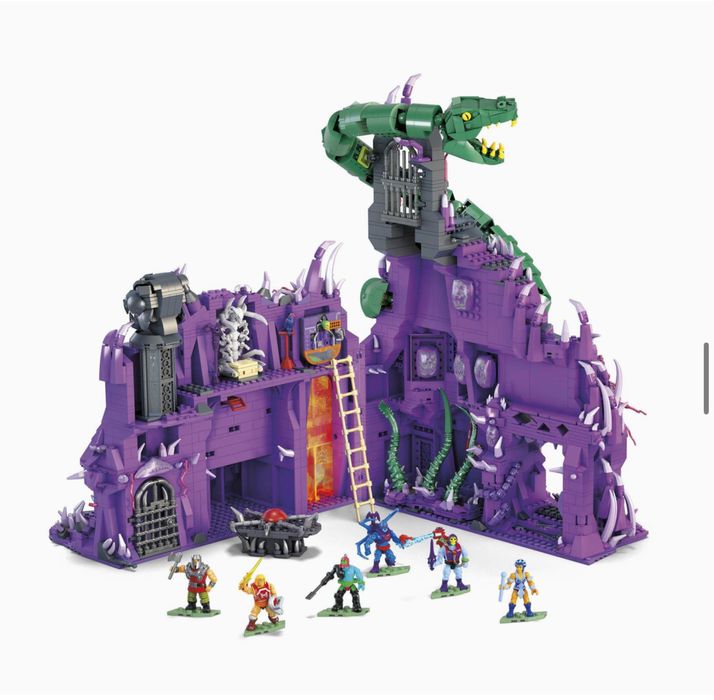 Mega Masters of The Universe Snake Mountain, 3802 piese, de colectie