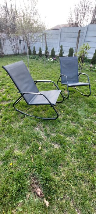 Vind 2 Scaune Balansoar Terasa Noi