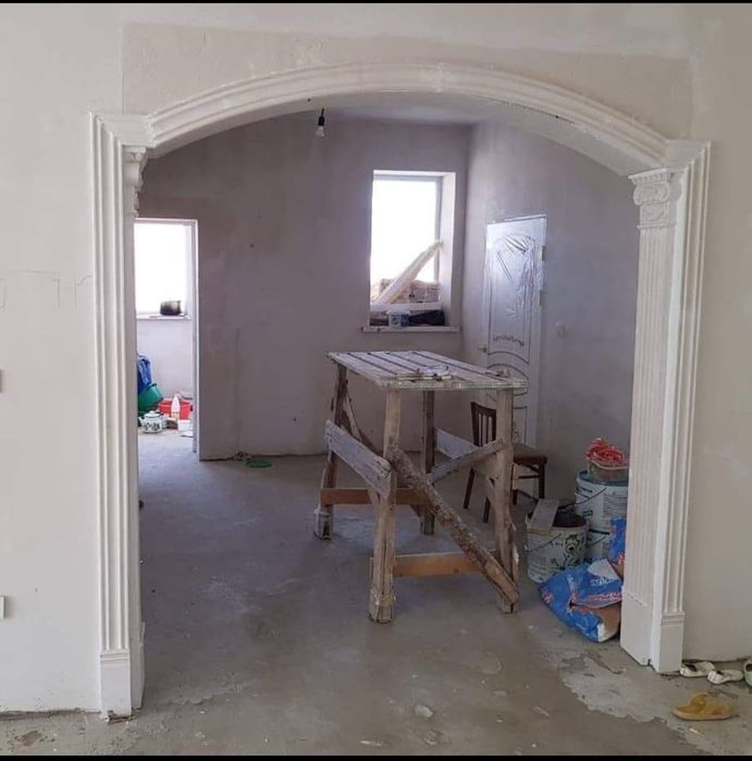 Гипсовая лепнина обналички - арки