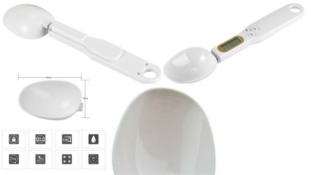 Lingura cantar digital max 500g. Ideal pt retete noi in bucatarie Noua