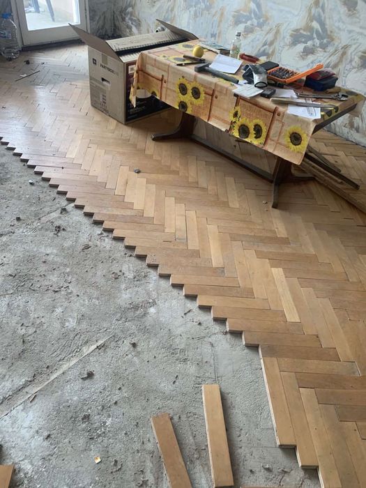 Естествен  паркет 30х5.5х1,6