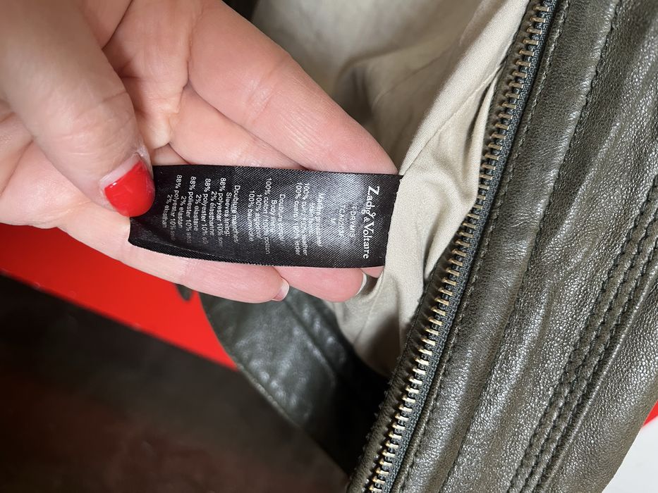 Кожено яке zadig & voltaire
