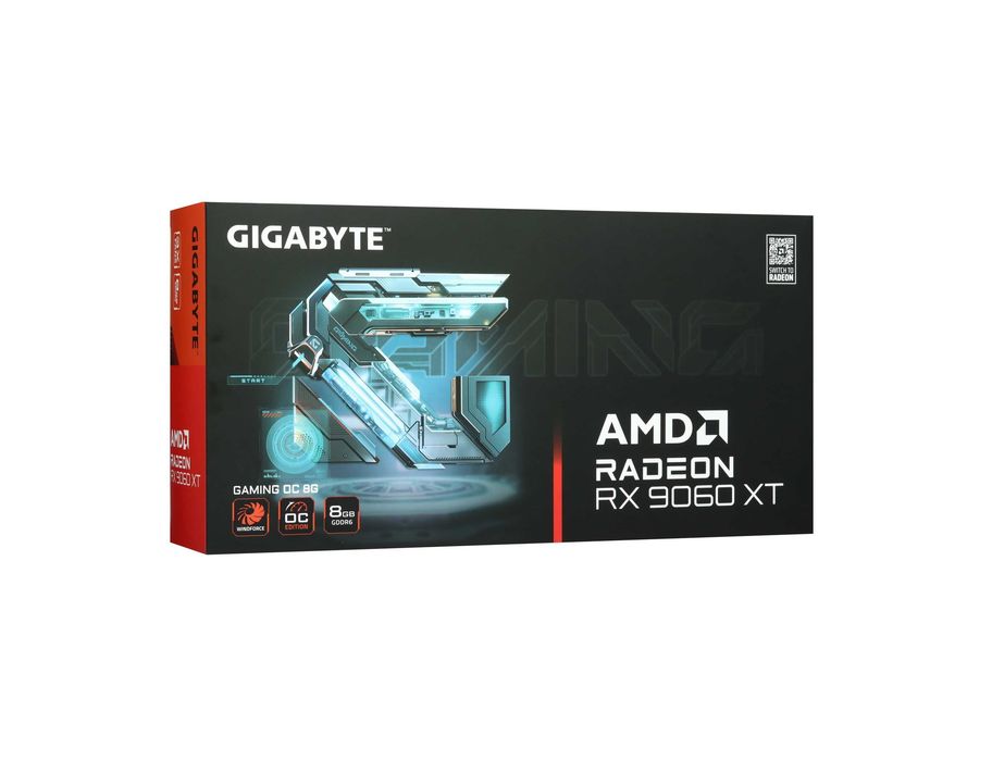 -Видеокарта Gigabyte RX 9060 XT GAMING OC 8GB(GV-R9060XTGAMING OC-8GD)