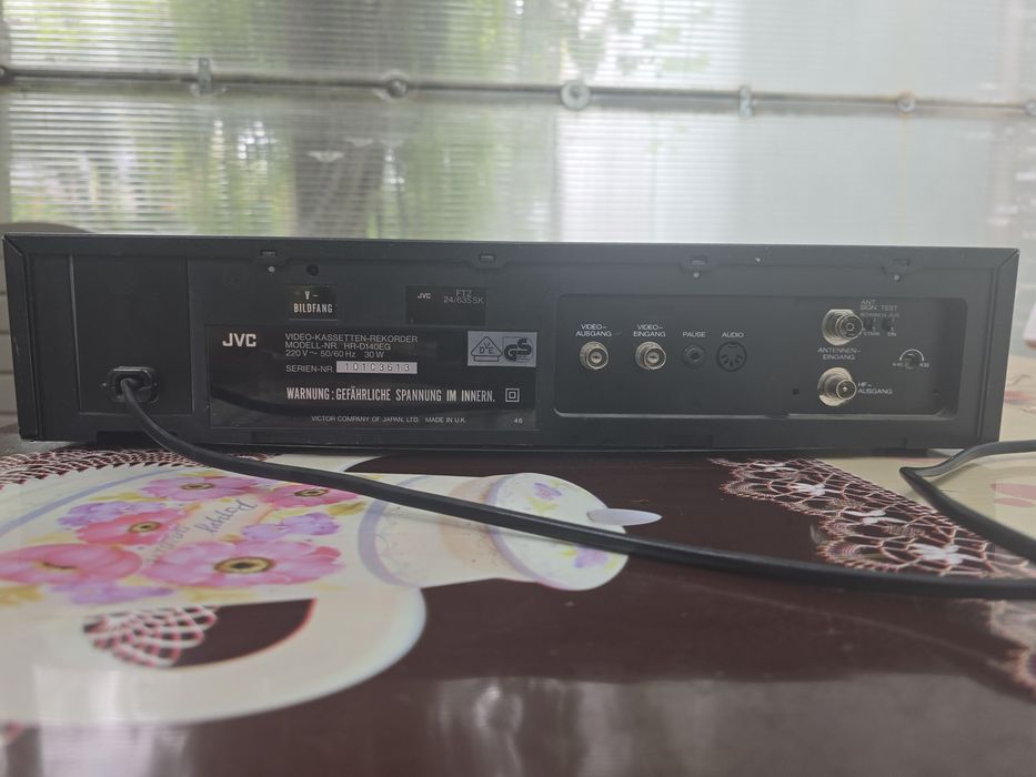 Video player VCR JVC HR-D140eg