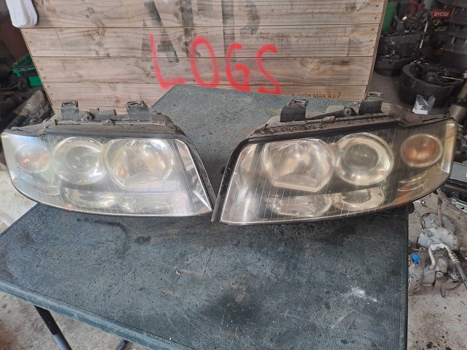 Far Stanga dreapta Faruri Audi a4 B6 cu Lupa