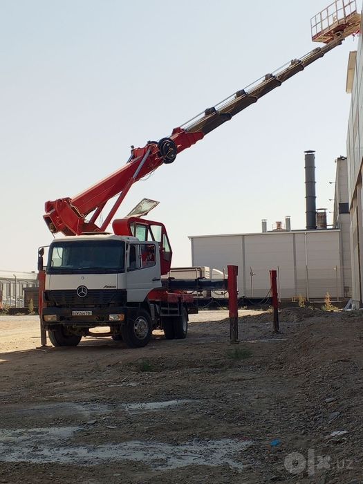 Avtovishka автовышка 45 метр Mercedes atego qoyilgan holati yahshi