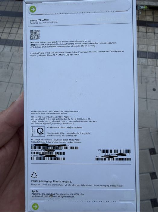 Iphone 15 pro max silver