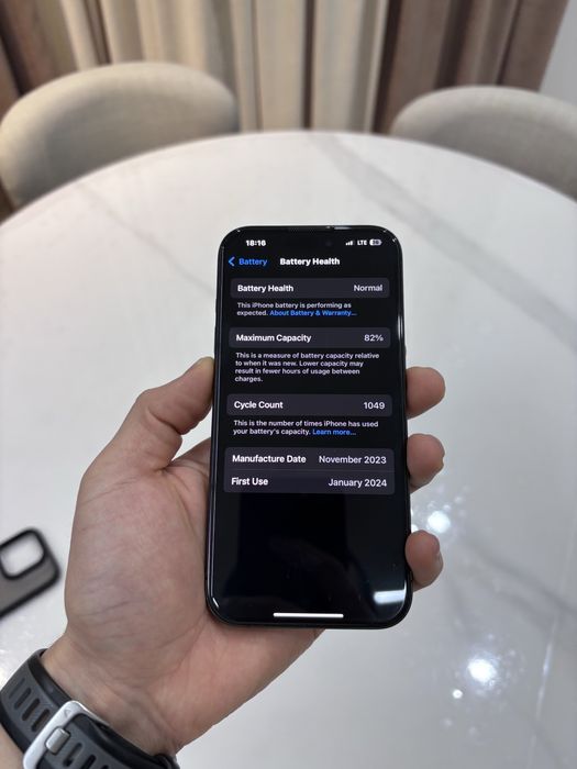 iPhone 15 Pro 256 GB с Гарантией