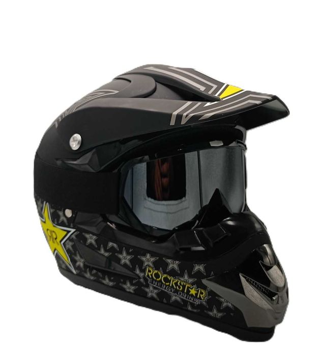 Кросова каска и очила комплект