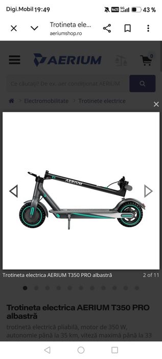 Vând trotineta electrica