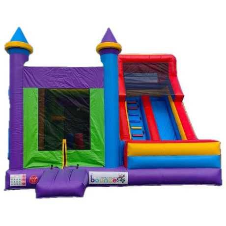 Tobogan gonflabil cu spatiu de joaca / topogan gonflabil / profesional