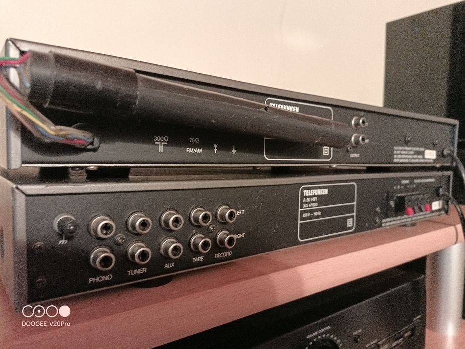 Telefunken Amplificator A50 și tuner T80