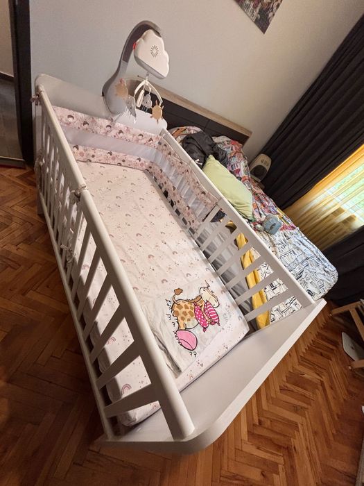 Детско легло кошара с матрак