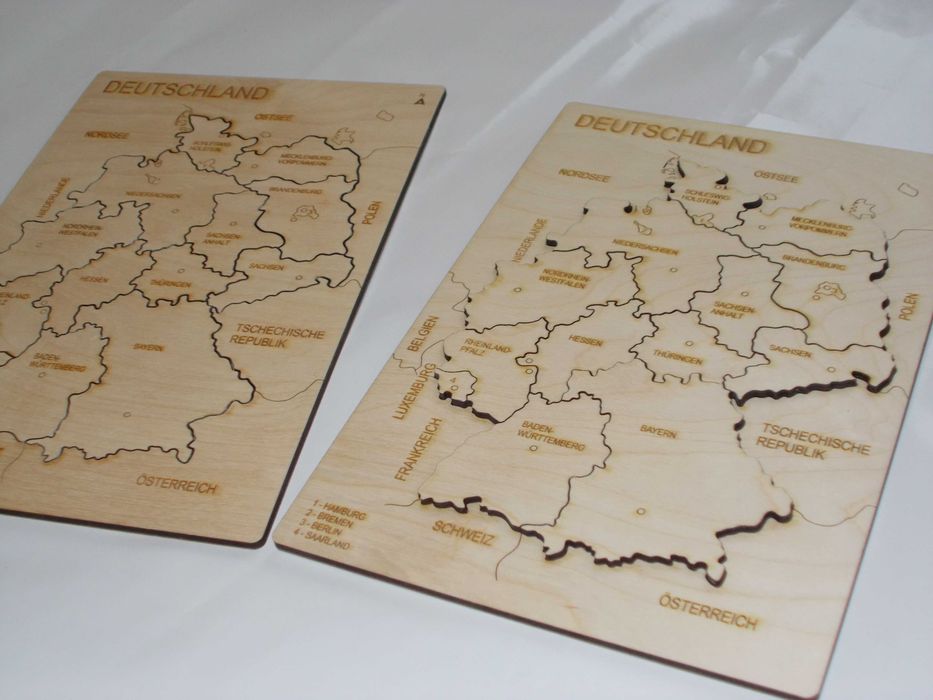 Карта пъзел                                .