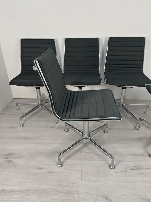 Конферентни офис столове  ATLANTIC LUXY с полирана алуминиева основа,