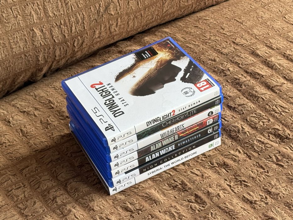Игры на дисках playstation 5 игры ps 4,Dying Light 2,ALAN Wake,NIOH,