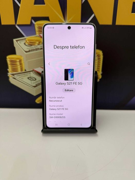 Samsung S21 Fe 5G 128Gb Duos White AGP Amanet Cod 2896