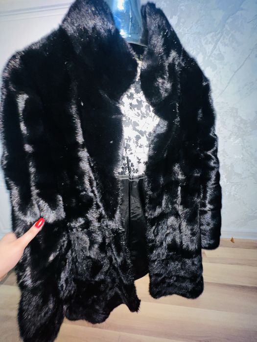 Шуба норковая чер