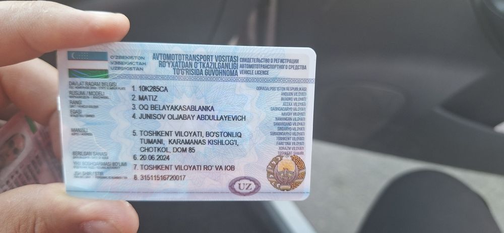 Matiz aftamabil pradayotsa