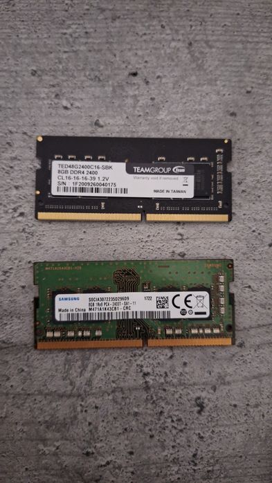 16GB Ram DDR4 2x8 2400MHz