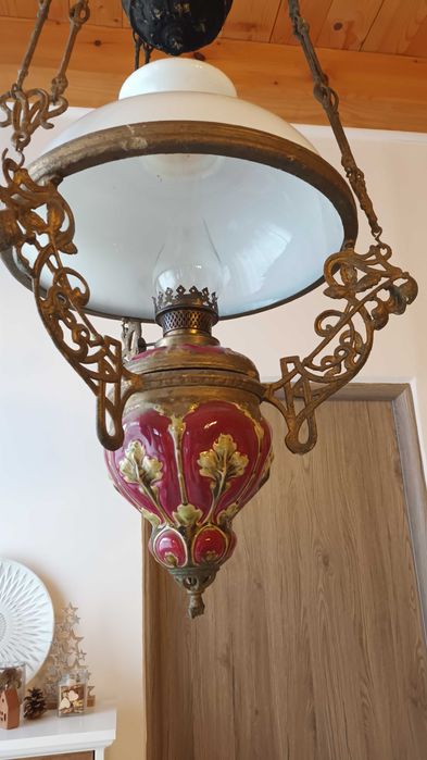 Vand lampa pe gaz pentru tavan vechime