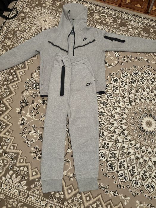 Двойка теч флис серый