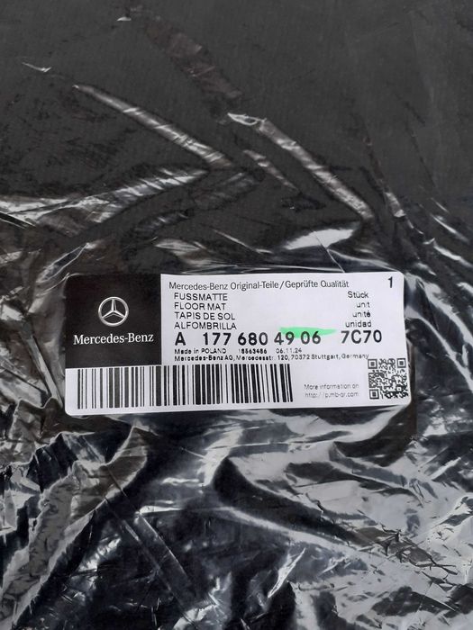 Presuri/covorase auto velur pt.MERCEDES A class,B class, CLA, GLB, GLA