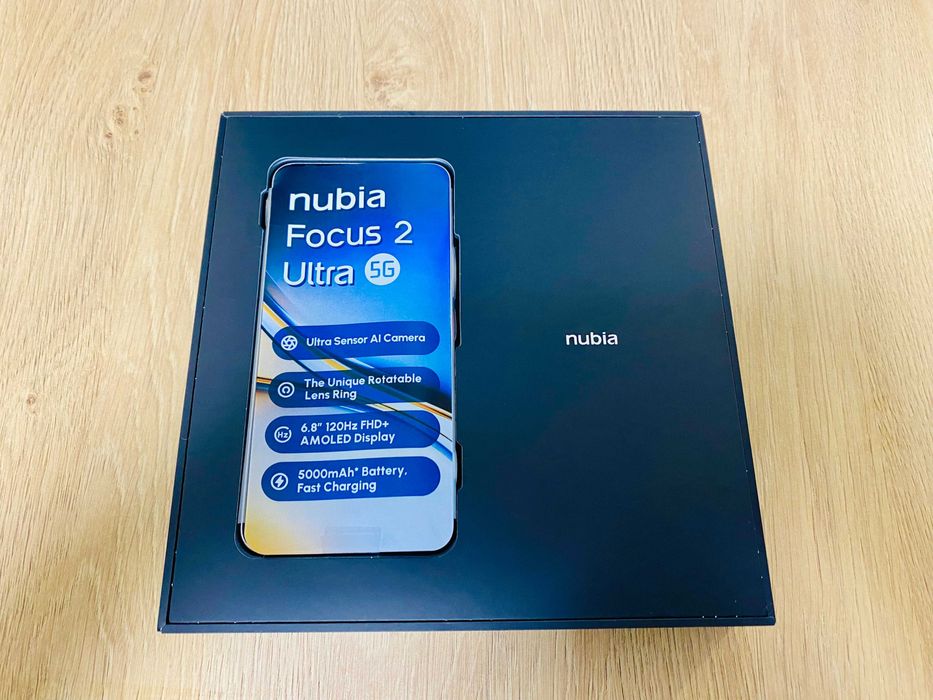 ЧИСТО НОВ ! ZTE Nubia Focus 2 Ultra, 8GB, 512GB, 5G, Green + Подарък