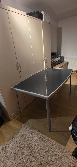 Masa sticla 150x 87 stare noua