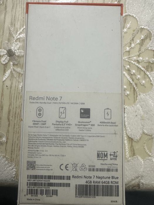 Redmi note 7 4 ram 64 gb rom