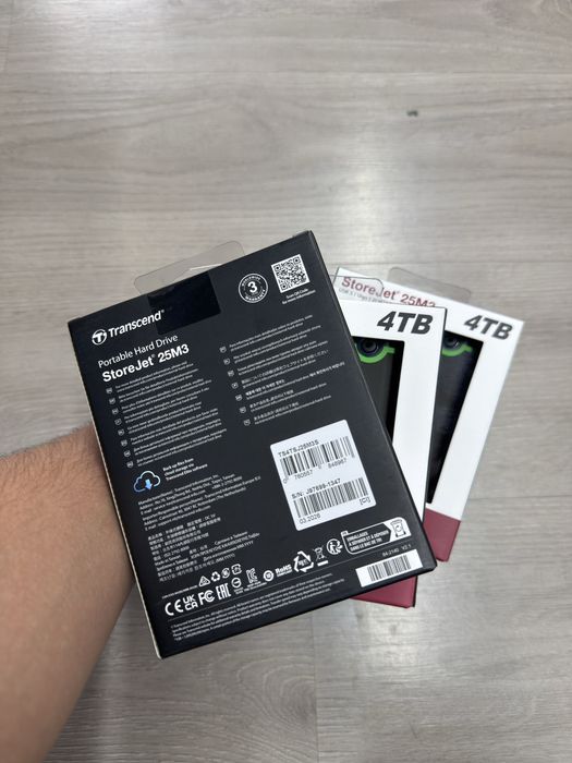 TRANSCEND 4 TB 100% ORG MAXSULOT Garantyas bor