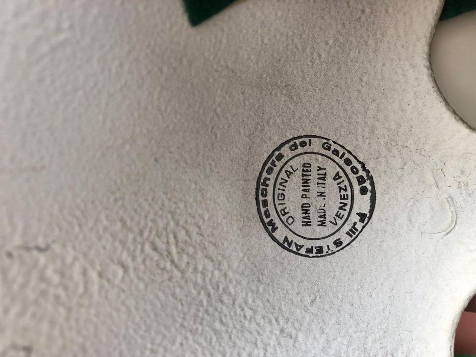 accesoriu seara carnaval masca lucrata manual Venetia Italia original