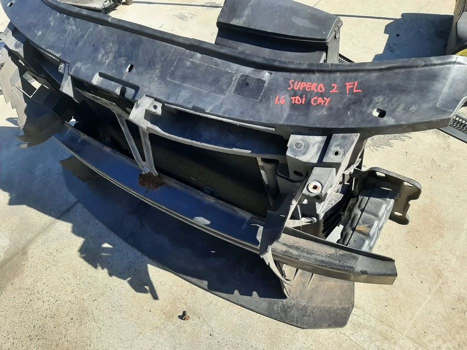 Trager complet cu radiatoare electroventilator 1.6 tdi cay skoda superb 2 3t facelift 1k0959455fb