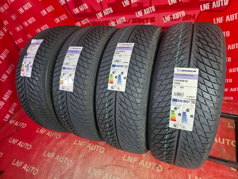 anvelope de iarna - 235/60/18 michelin alpin5 suv mo - noi dot 2025 !