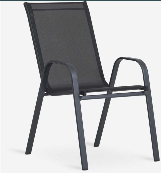 Градински комплект два стола и стъклена маса