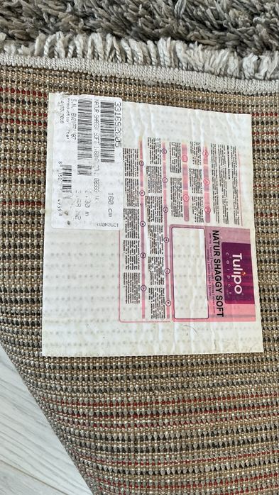 Vand covor shaggy, pufos cu fir lung 160x230